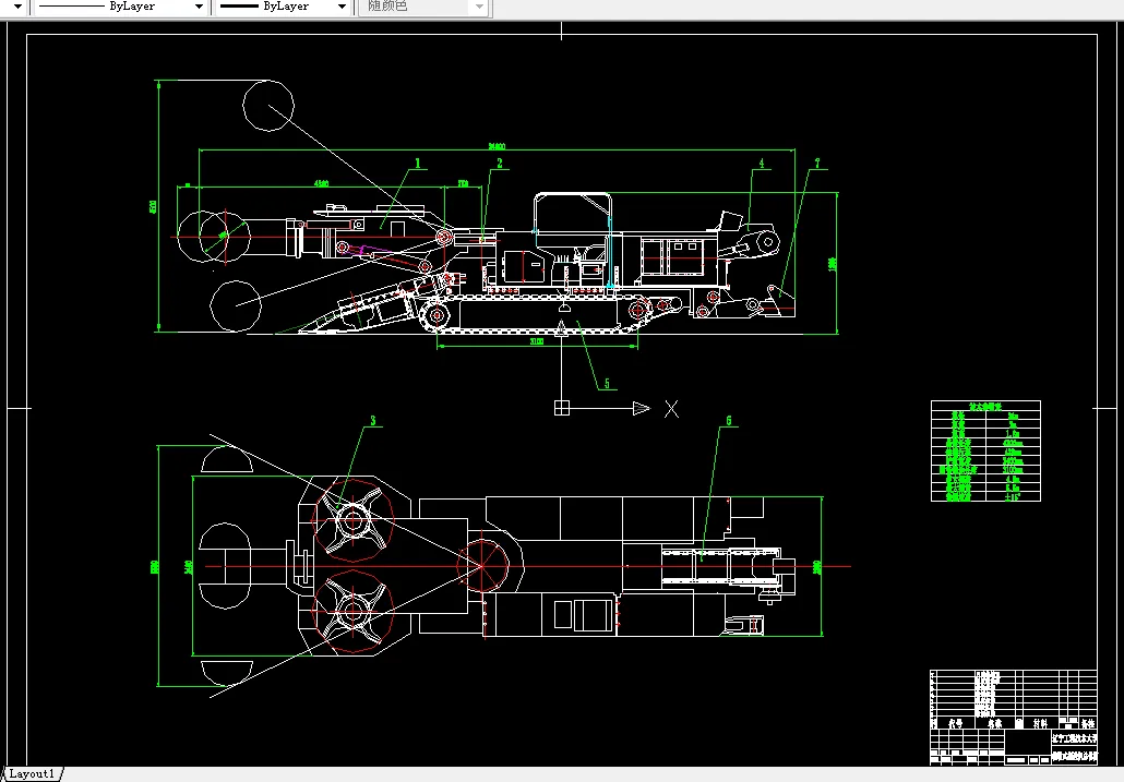 E668-横轴式掘进机总体方案设计及液压系统设计