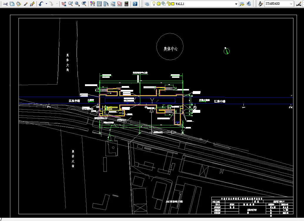 基坑位置平面图