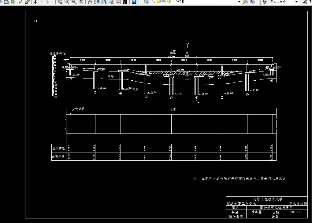 桥梁总体布置图