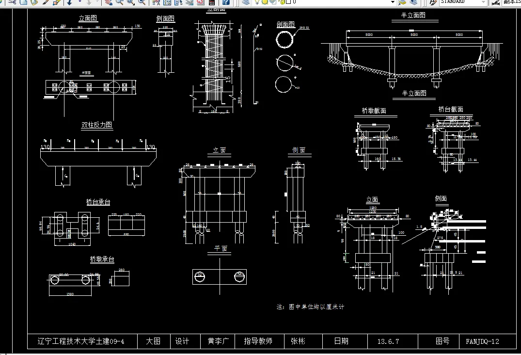 E972-福安南郊大桥下部结构设计