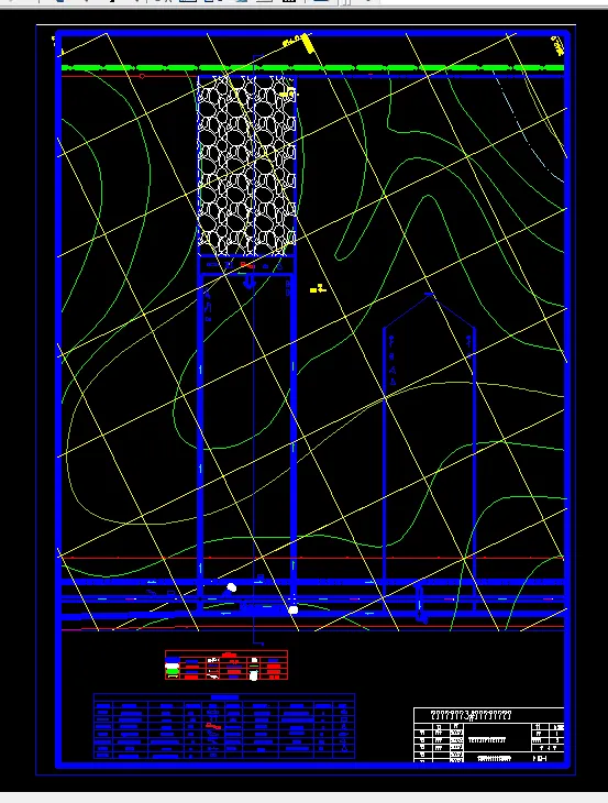 带区巷道布置及机械配置平面图