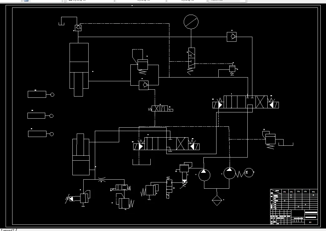 F056-四柱万能液压机系统设计