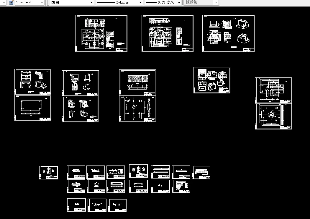 29张模具零件图