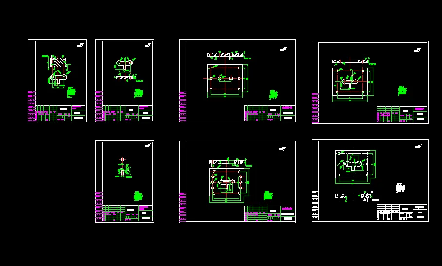 7张模具零件图