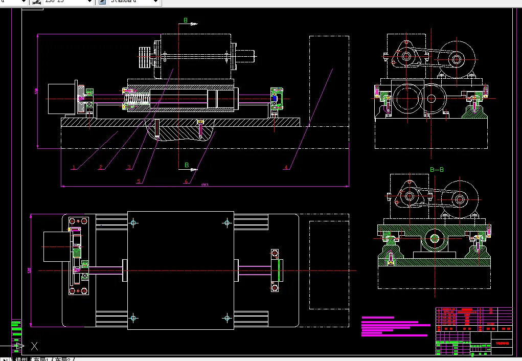 F495-专用铣床进给系统设计