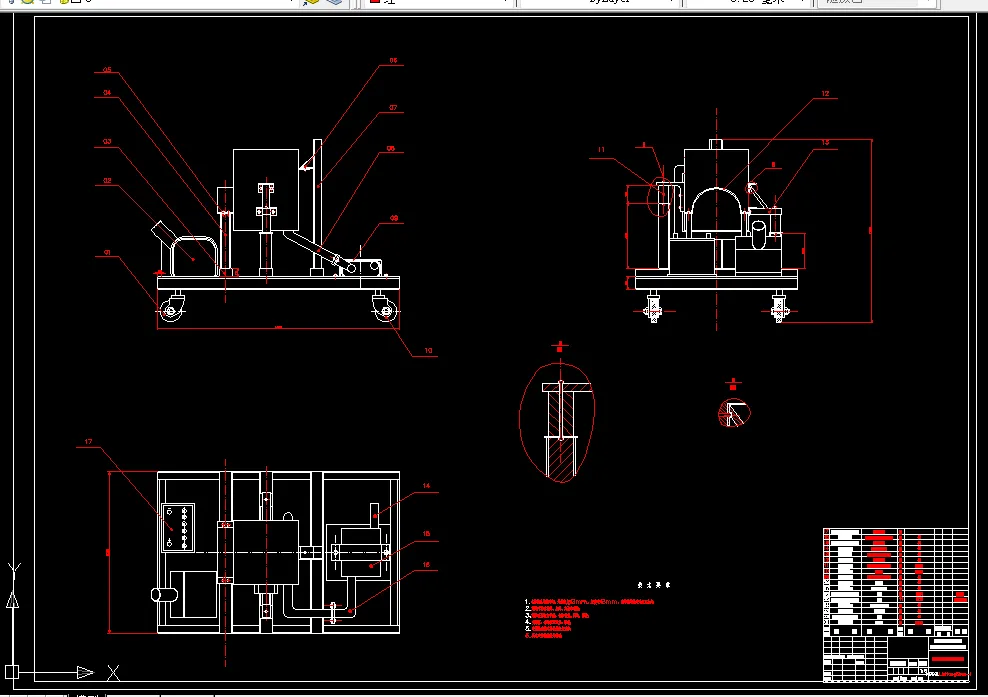 T732-捷达汽车排气装置改进及性能实验台设计