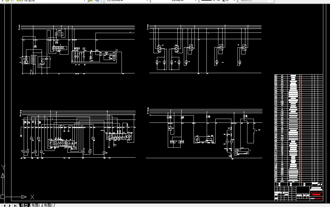 GTX汽车电器系统线路图
