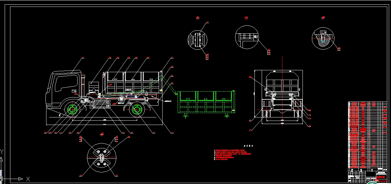 T902-拉臂式垃圾车的改装设计