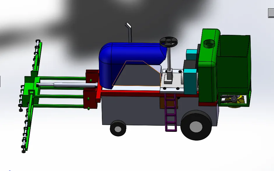 R635-小麦施肥喷药机的设计[含SW三维图]