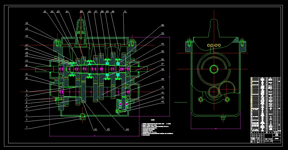 T928-宝马320i 2.0手动档变速器的设计
