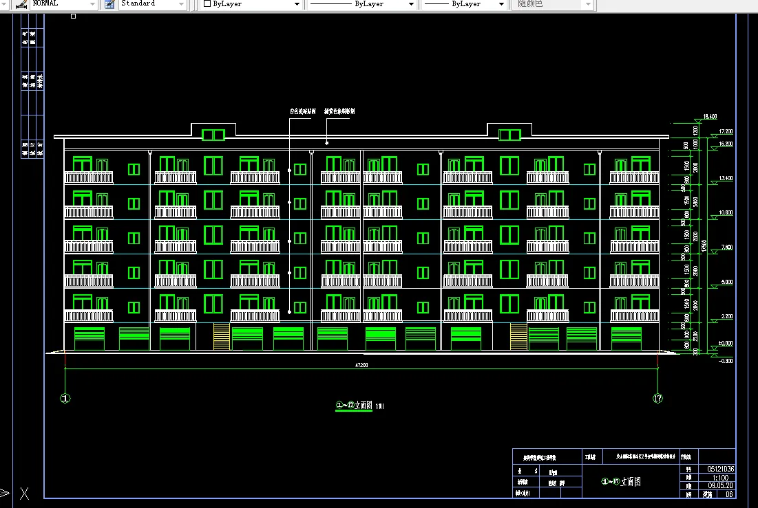 U029-襄樊市某小区六层框架住宅楼设计3000平米