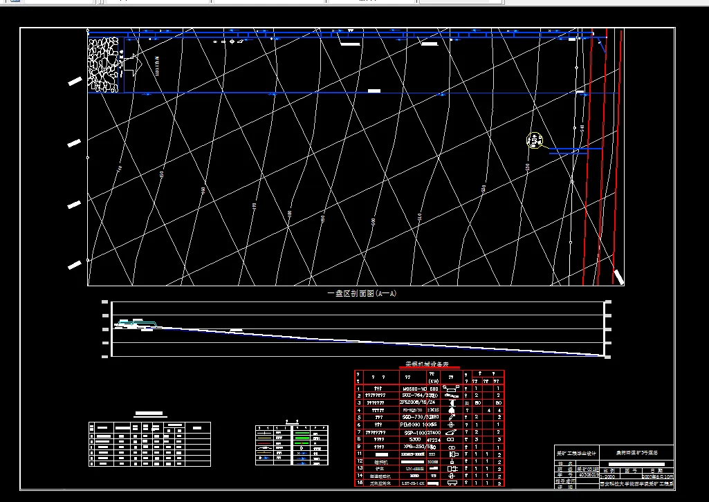 巷道布置平面图