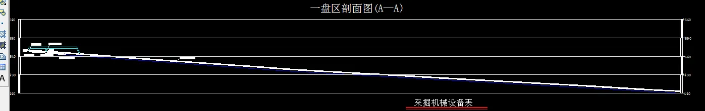 巷道布置剖面图