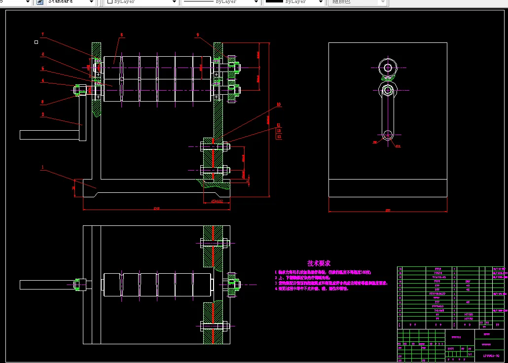 U145-微热管拉拔头成形装置设计