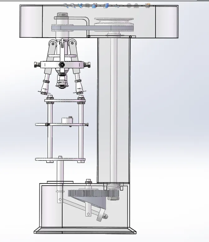 R649-酒瓶旋盖机的设计[含SW三维图]