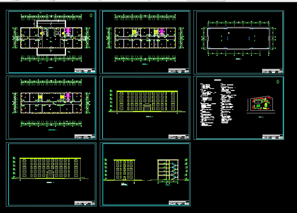 U184-江苏省徐州市某五层商务办公楼设计4500平米