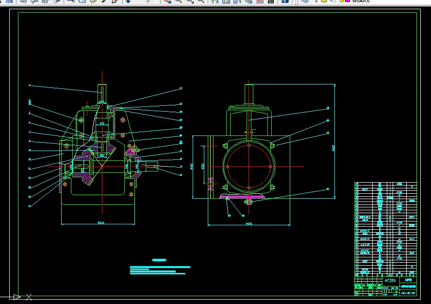 A0(TH)一级圆锥齿轮减速箱