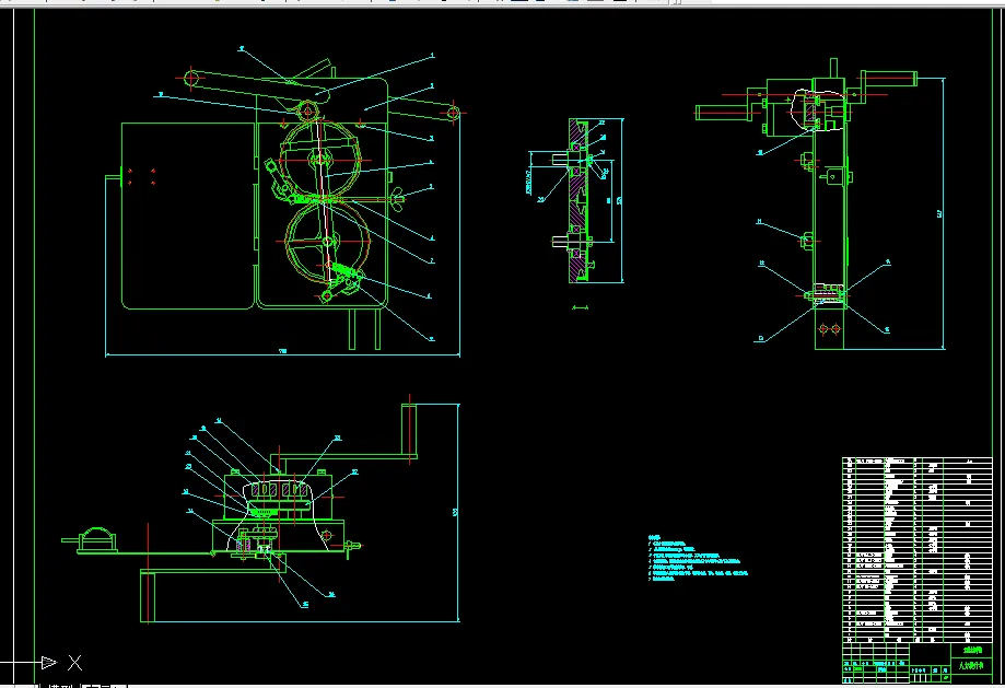 V145-人力提升机的整体设计