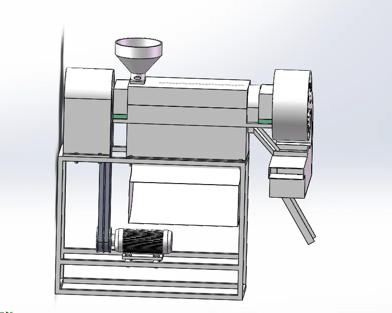 R666-小型家用脱皮碾米机的设计[含SW三维图]