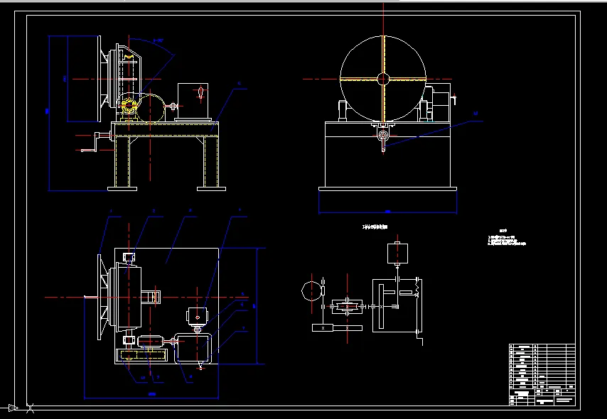 V296-400公斤手动台式焊接变位机设计