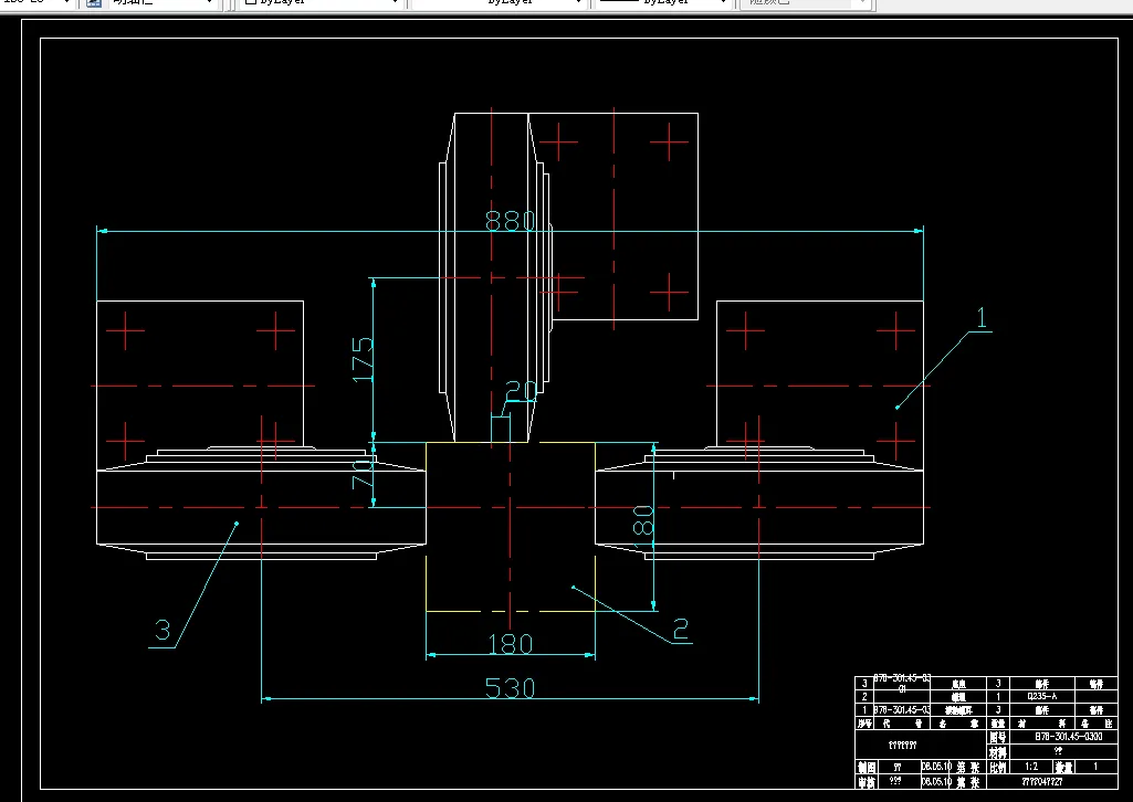 滚轮罐耳装配图
