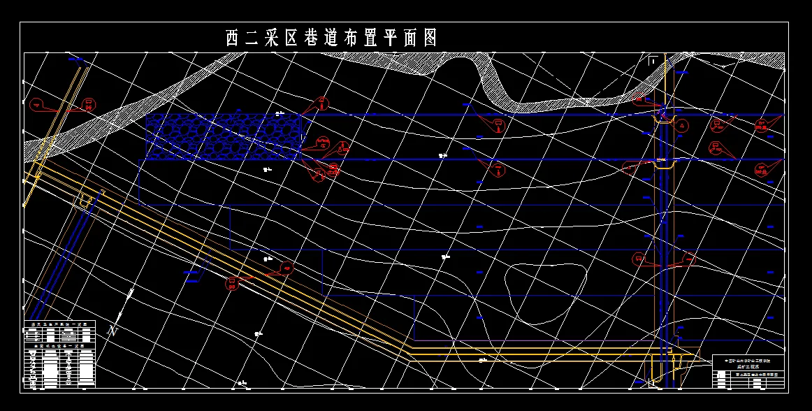 巷道布置剖面图