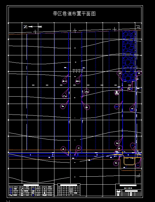 巷道布置平米图