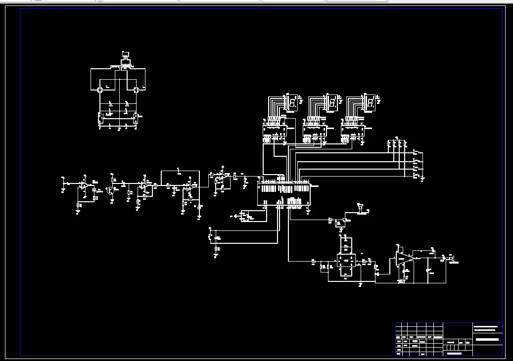 V509-80C51单片机数字电子脉搏计的设计