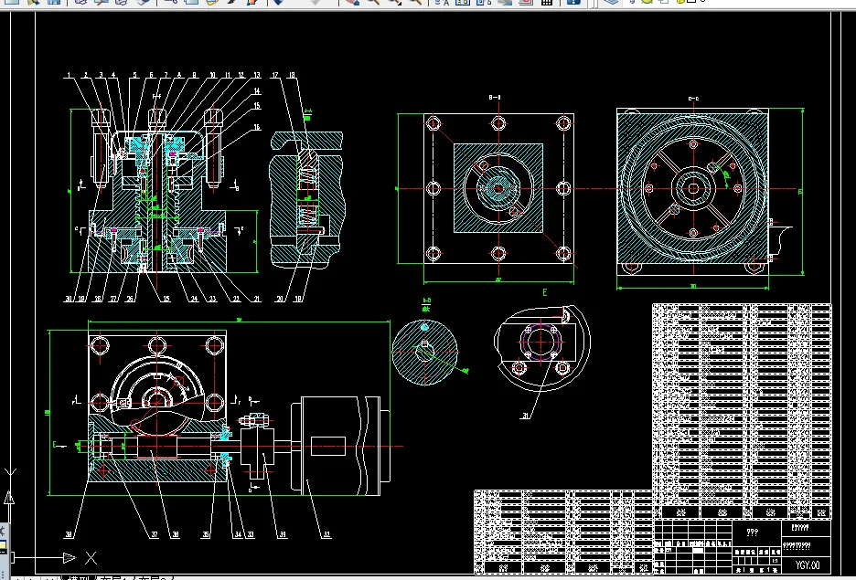 W100-数控车床自动回转刀架设计