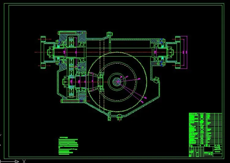 主减速器装配图