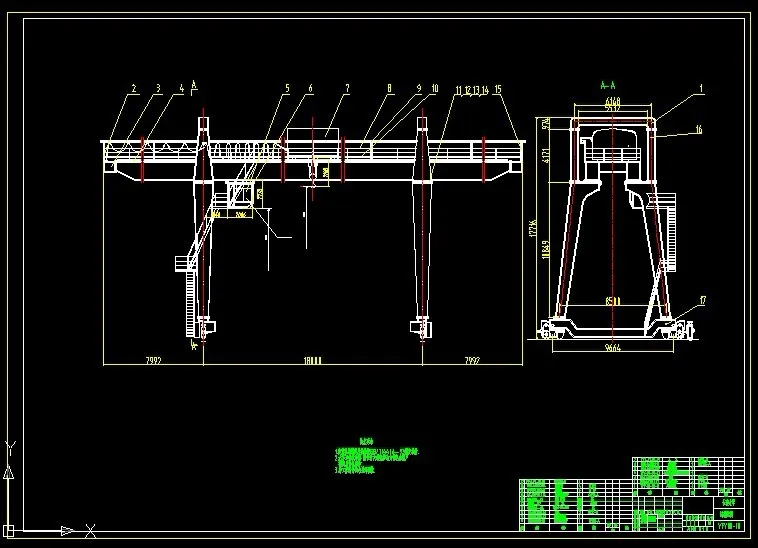 R714-门式起重机总体设计