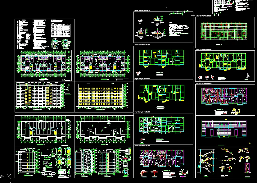 W250-某六层框架住宅楼施工组织设计【工程量计算计价3600平米】
