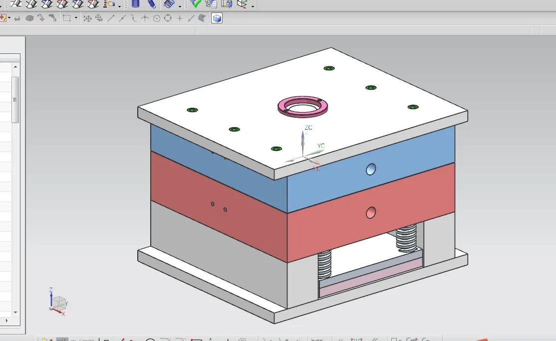 W284-车门注塑模具设计[含UG三维图]