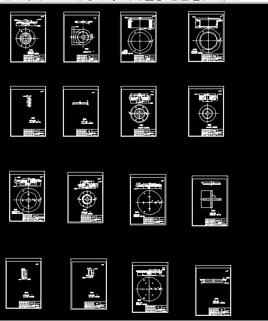 16张模具零件图