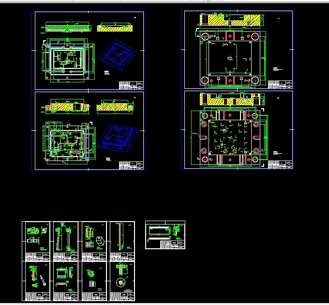 13张模具零件图