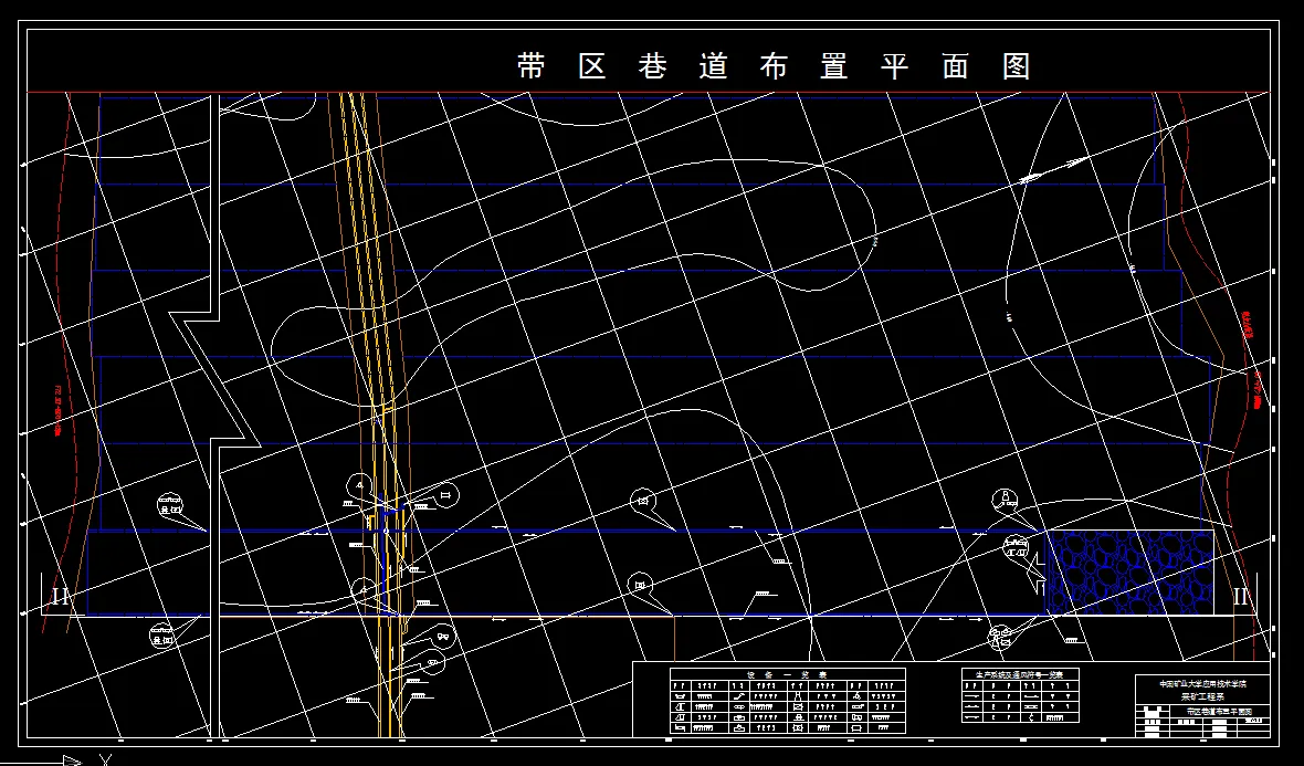 巷道布置平面图