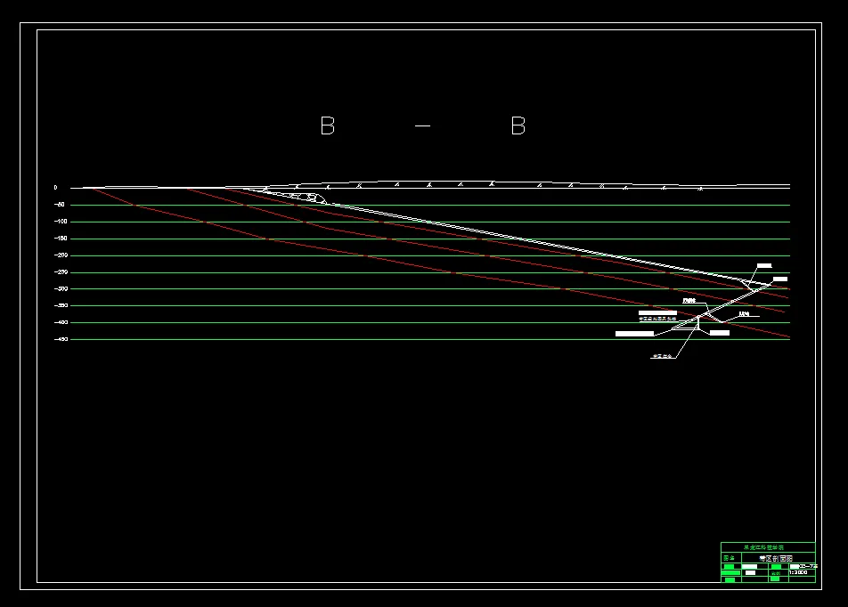 巷道布置剖面图