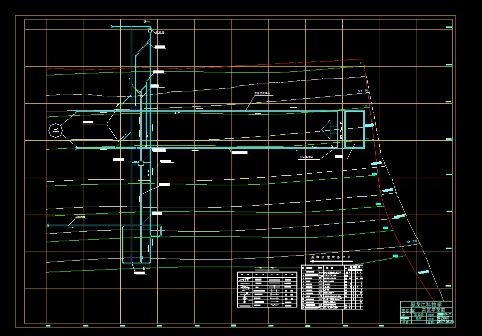 巷道布置平面图