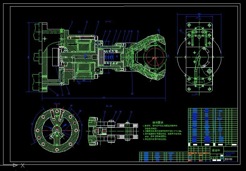 手部和腕部装配图--A1