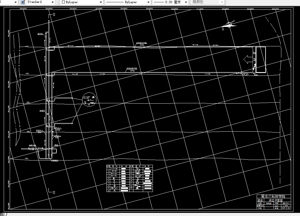巷道布置平面图