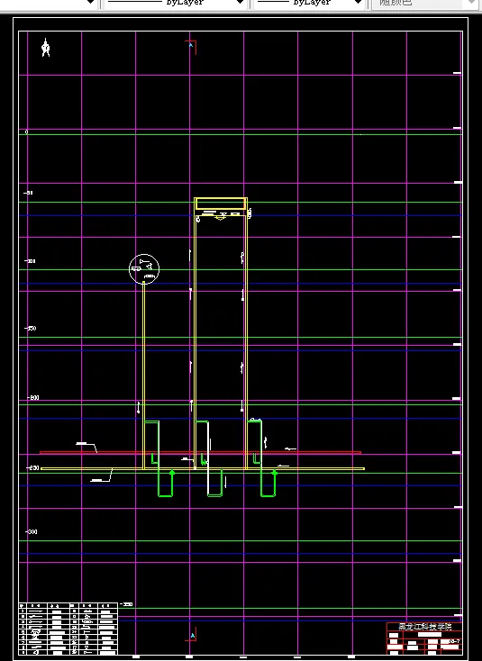 巷道布置平面图