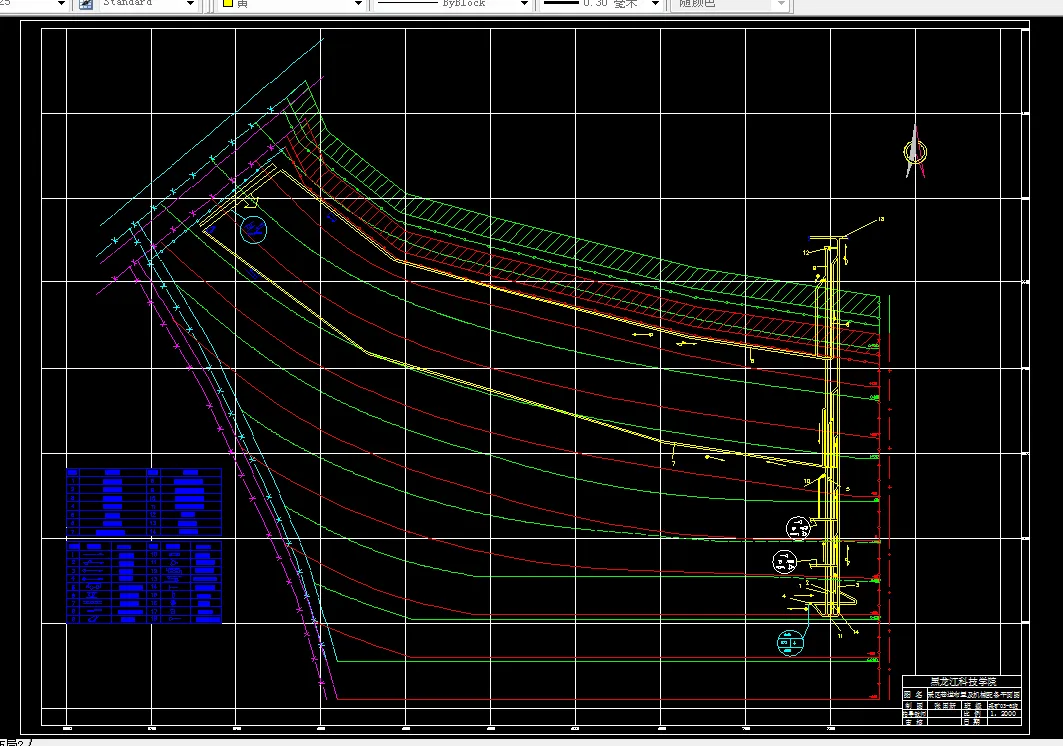 巷道布置平面图