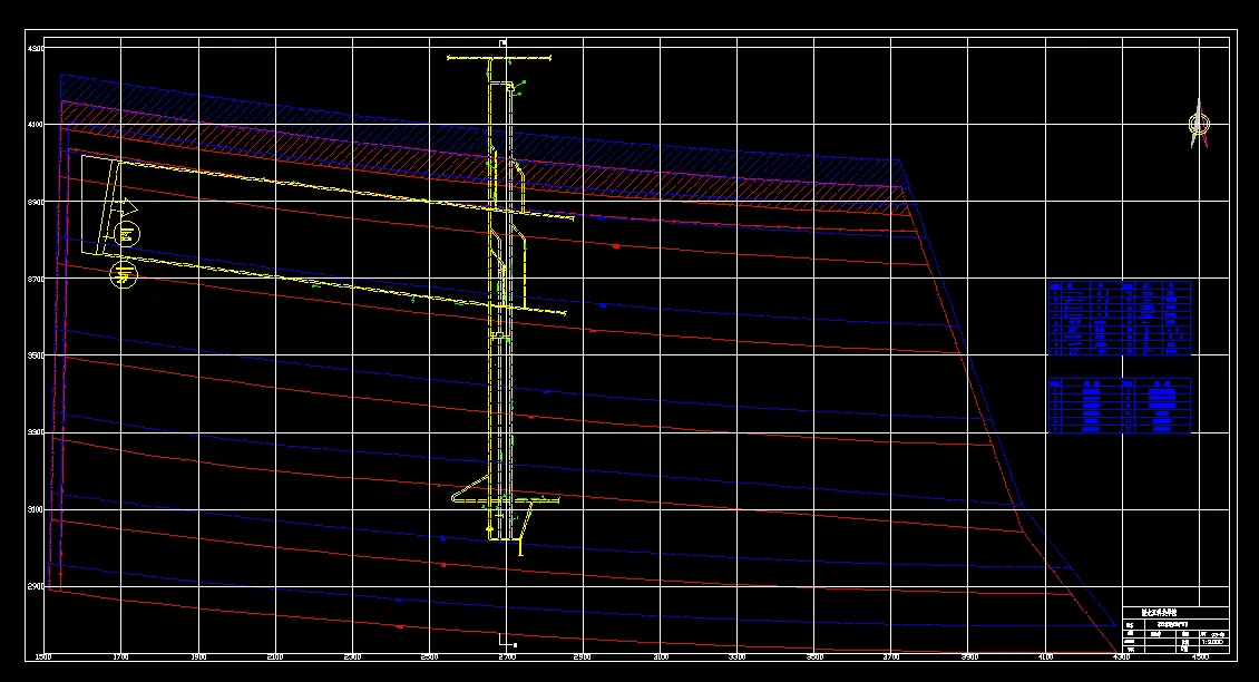 巷道布置平面图