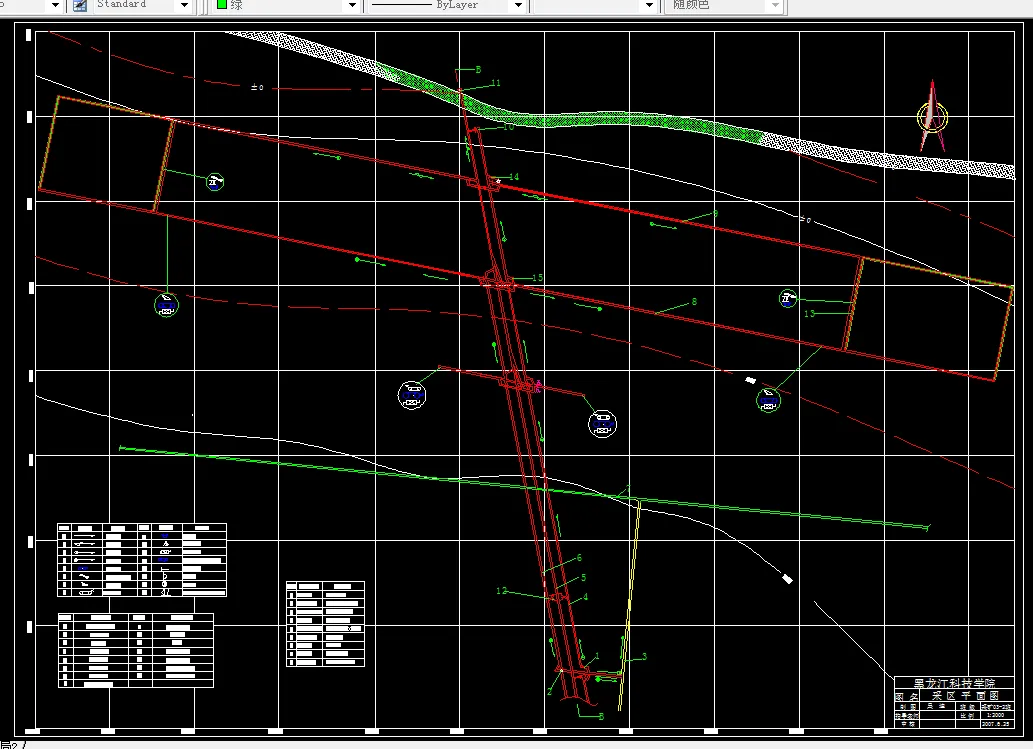巷道布置平面图