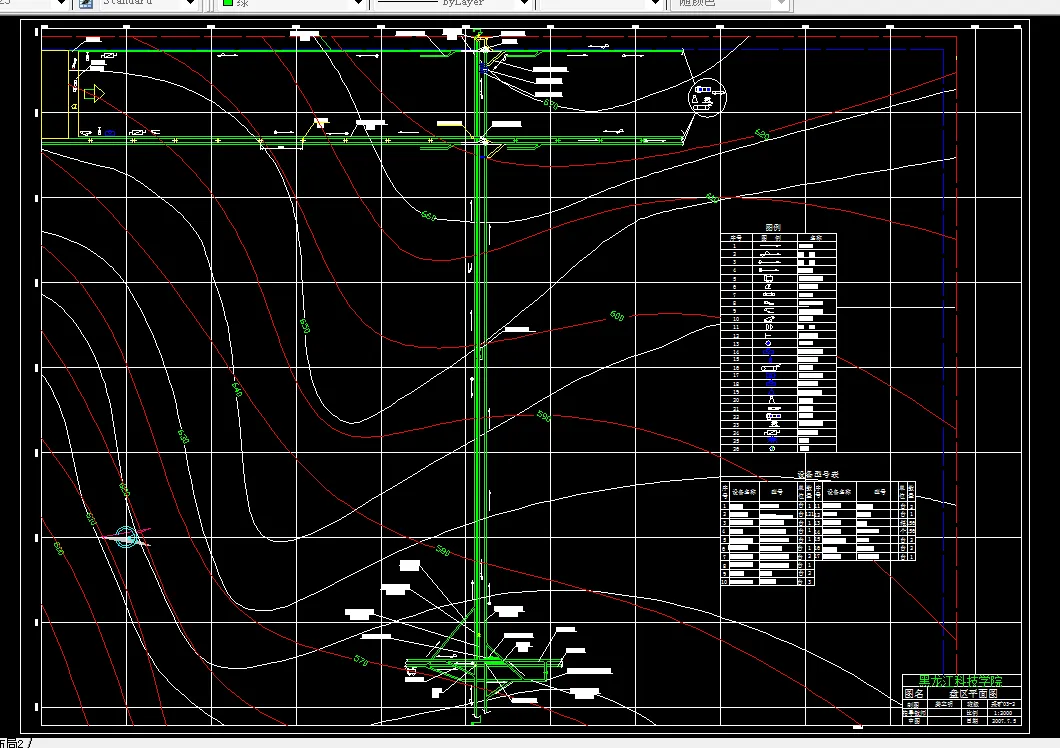 巷道布置平面图