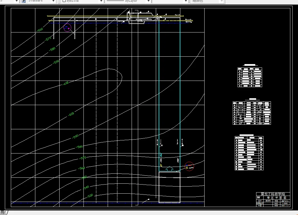 巷道布置平面图