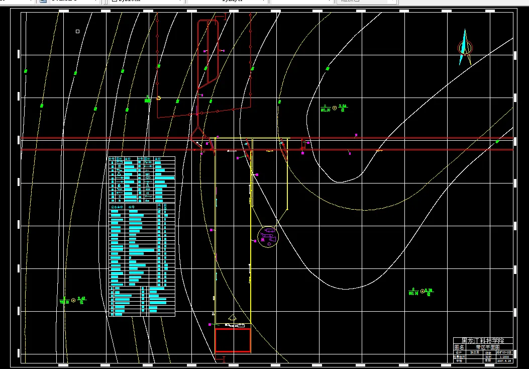 巷道布置平面图