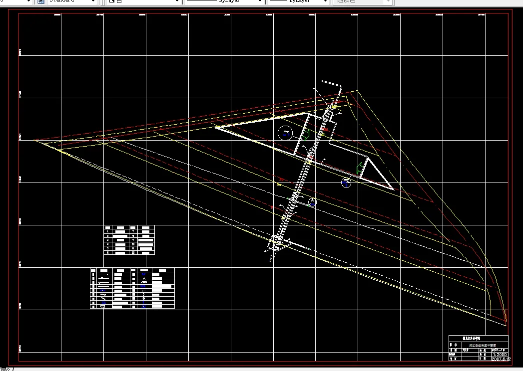 巷道布置平面图