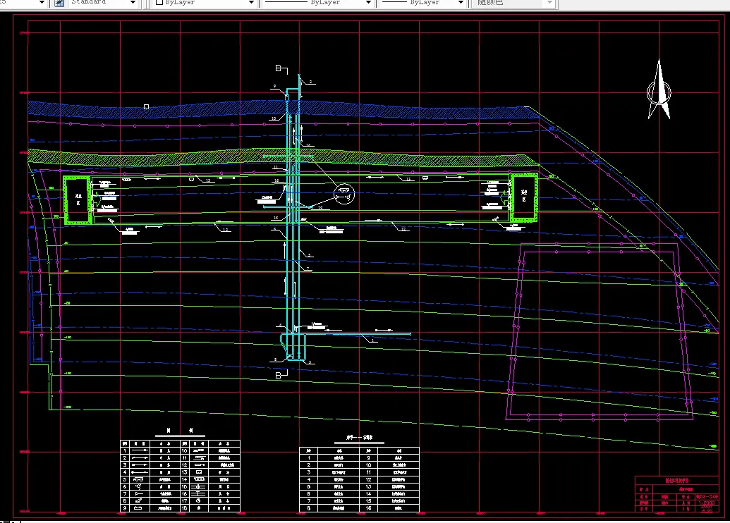 巷道布置平面图