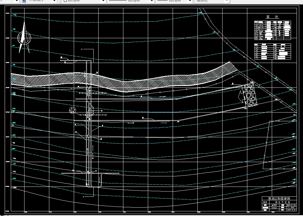 巷道布置平面图